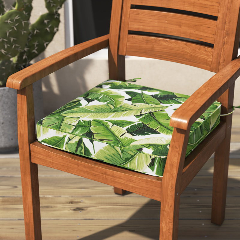Outdoor 3'' Chair Cushion Seat Cushion, 3" H x 19" W x 19" D