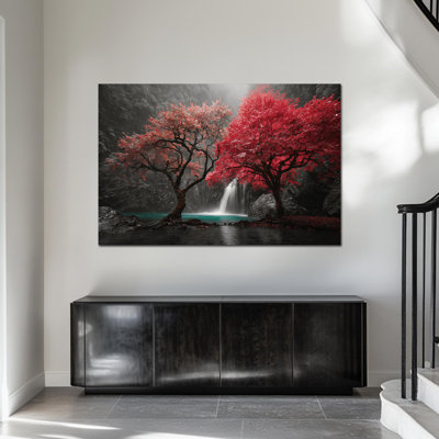 Art mural d'automne, décoration murale photos d'automne, art mural sur toile automne, art mural d'automne, peintures d'automne, décorations murales pour le salon, photos pour toiles de chambre à coucher prêtes à être accrochées 24 po x 36 po