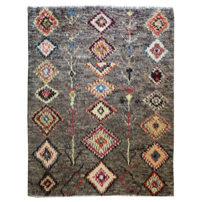 Beni Ouraine One-of-a-Kind 7'8" x 9'10" Flatweave Area Rug