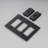 3G Buildings & Architecture 3 - Gang Combination Plate Standard Combination Wall Plate-104832841