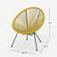 Chaise Anson (ensemble de 2) - Jaune-1499591988
