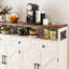 51" Farmhouse Buffet Cabinet With Drawers-580111151