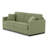 Adalise 77" Italian Stain and Abrasion Resistant Performance Fabric Queen Sleeper Sofa Bed-85975633