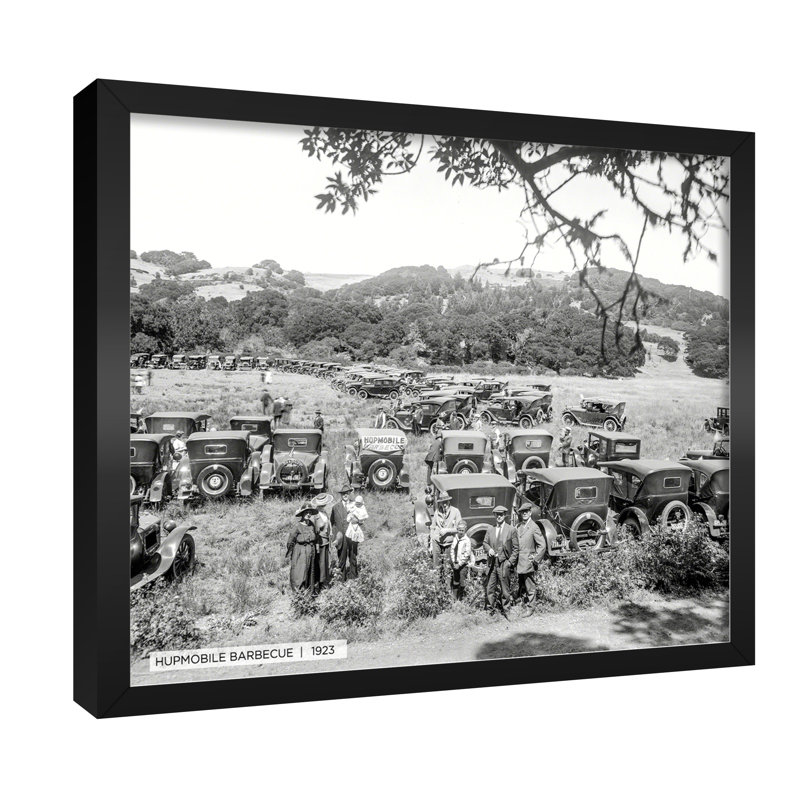 Hupmobile Barbecue 1923, reproduction d'art sur toile