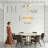 6-Light Shell Drum Chandelier