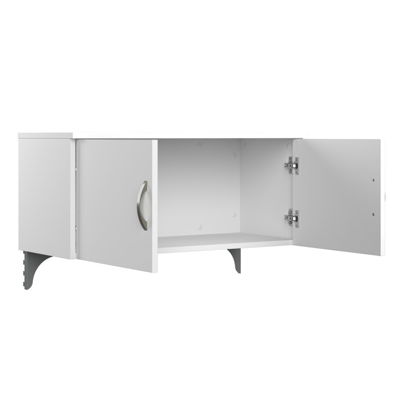 Poste de travail Easy Office - réversible, Blanc pur
