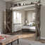 Porte de grange pliable en bois noueux avec quincaillerie Coast Sequoia Embossin-102095716-102095717
