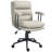 HomCom PU Leather Office Chair, Office Desk Chair, Task C Executive Chair with Headrest-97791850