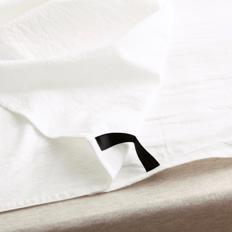 Travelux 100% Cotton Sheet Set, Twin Sheet Set, White