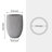 16" W x 21.5" H Concrete Tall Round Flower Planter Handcrafted Gray Large Plant Pots with Drainage Hole-1540417180-1522835328