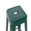 Tabouret à hauteur de comptoir 24 po, tabourets de bar en métal sans dossier, ensemble de 4, non empilable, amovible et facile à assembler, conception peu encombrante pour îlot de cuisine / bar / café / salle à manger-591688198-591688211-591688216