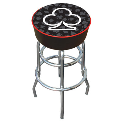 Four Aces Swivel Upholstered Counter Stool