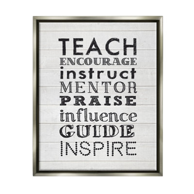 «Inspirational Teacher Classroom List» par Sally Swatland - impression