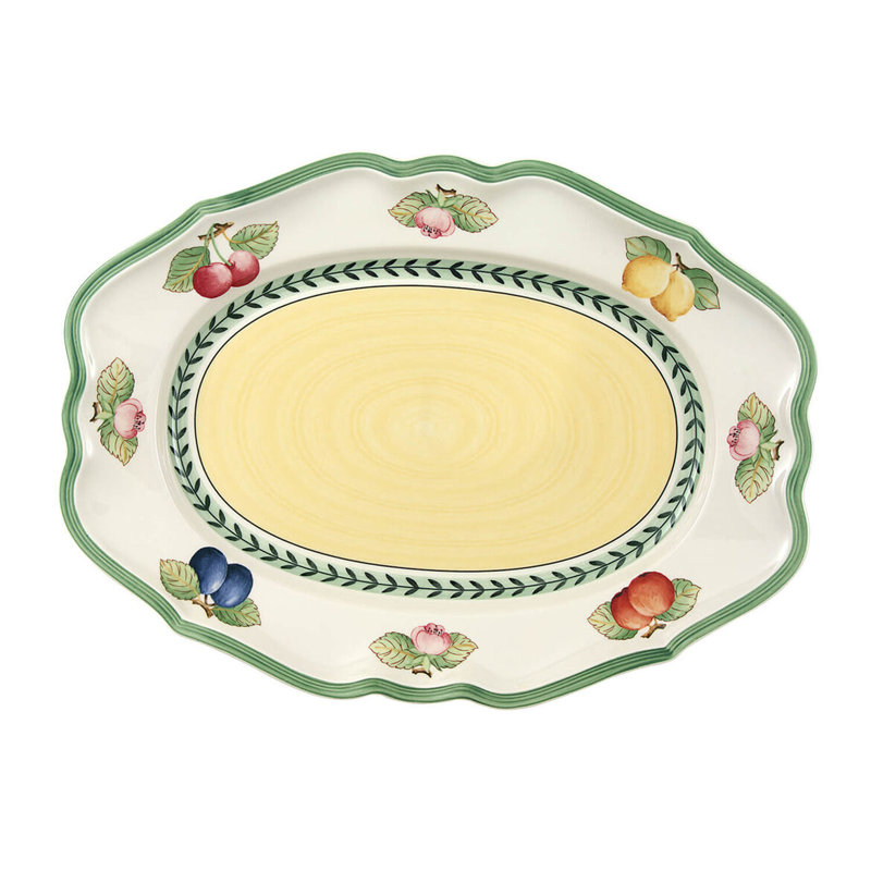 Villeroy & Boch French Garden Fleurence Platter, 1.6" H x 11.5" W x 11.5" D