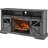 60 Inch Electric Fireplace Entertainment Center With Door Sensor-Dark Rustic Oak-1310185382