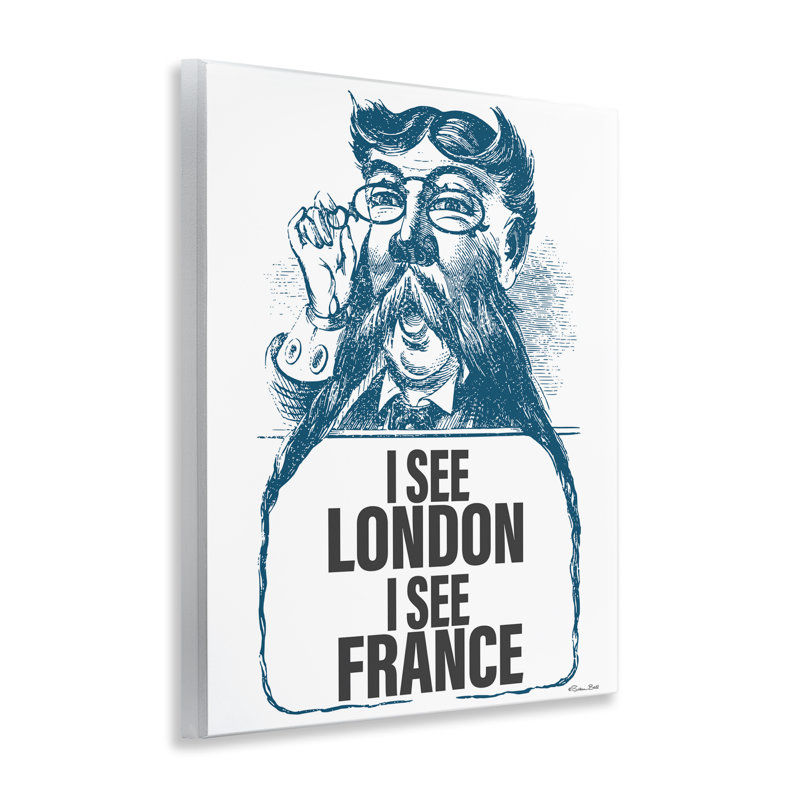 «I See London & France», plaque murale par Susan Ball