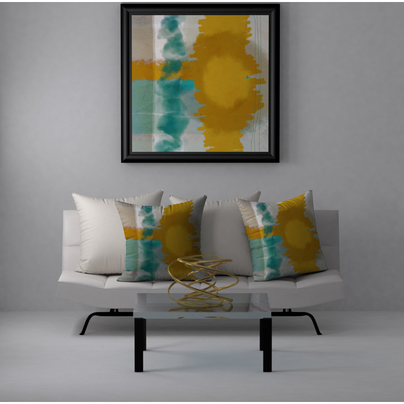  Housse et insert de coussin carré Simple Courteous, 24" X 24"