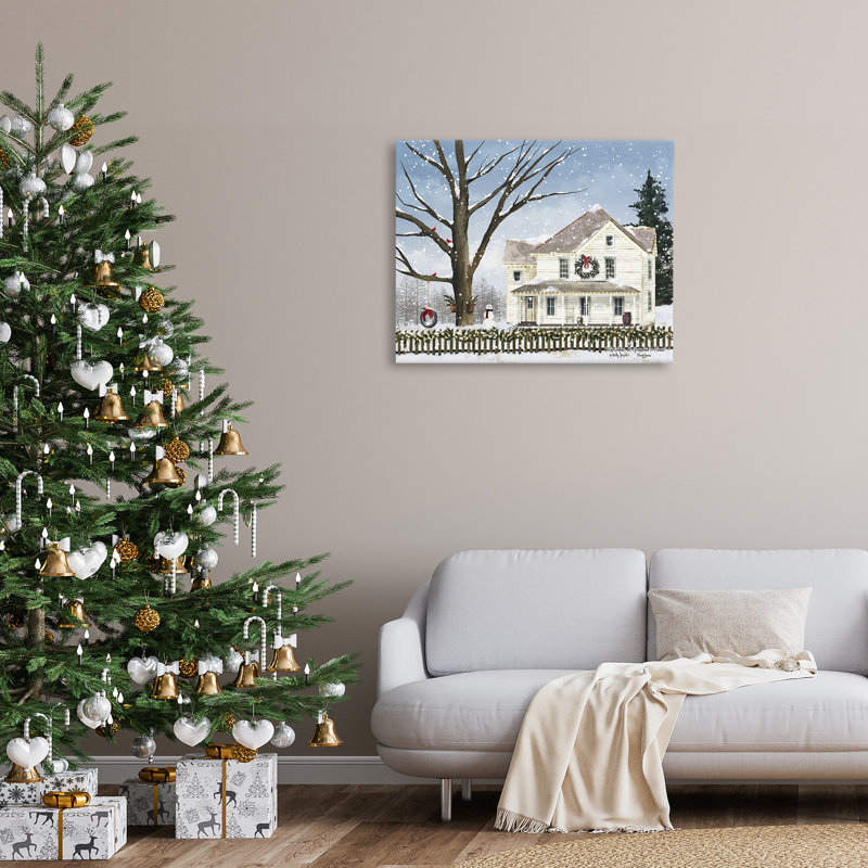 «Charmant quartier d'hiver» par Billy Jacobs, H 30 po x l 40 po x P 1,5 po