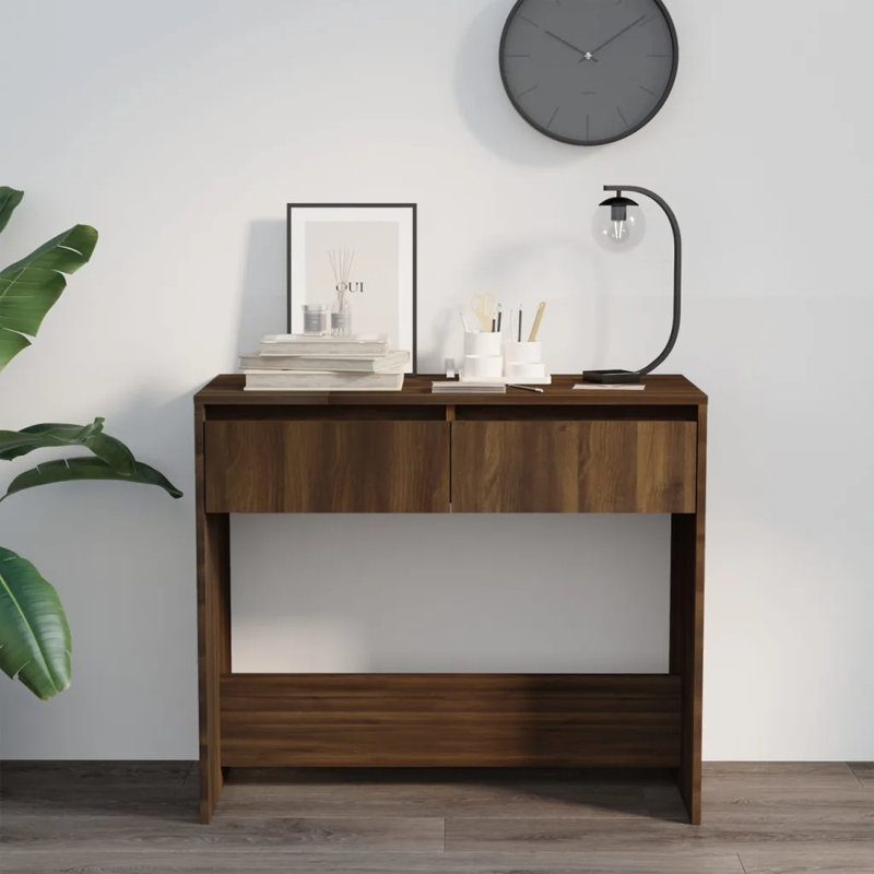 Isaish Console Table, 76.5cm H x 89cm W x 41cm D, Old Wood