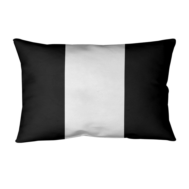 Housse de coussin lombaire Atlanta, Las Vegas, Noir