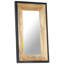 Lenny Wood Flat Wall Mirror-1156794148