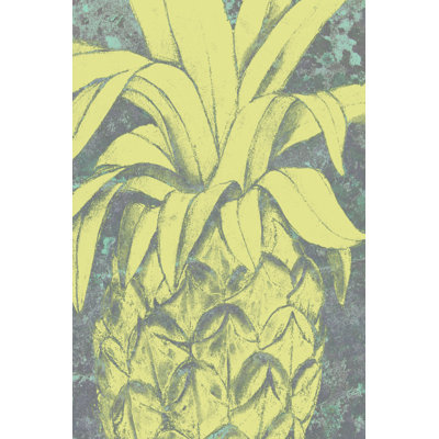 Kona Pineapple I by Jennifer Goldberger - Wrapped Canvas Print