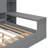 Wooden Daybed With Three Drawers, and All-in-One Cabinet, Desk and Shelves-56933625-56933628