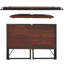 Danyaal Foldable Steel Writing Desk and Computer Desk-652352712-652352717-652468451