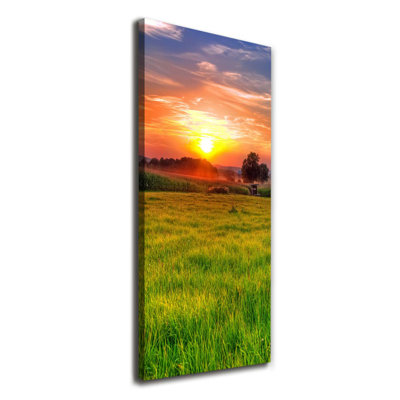 Sunset - Wrapped Canvas Print