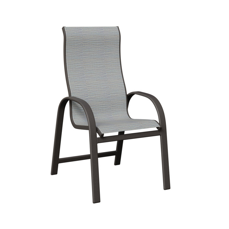 Chaise berçante à haut dossier berlinois Berlin Gardens, Canne des Caraïbes, Graphite moucheté