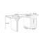 Bureau rectangulaire en bois manufacturé brun noisette-1453675541-1453675627