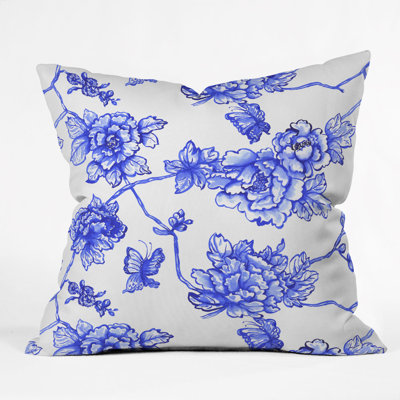 Floral Throw Pillow
