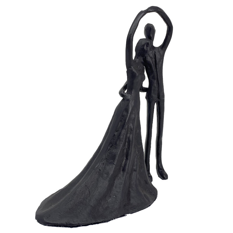 WEDDING DANCE Iron Figurine 19cm, Mocha