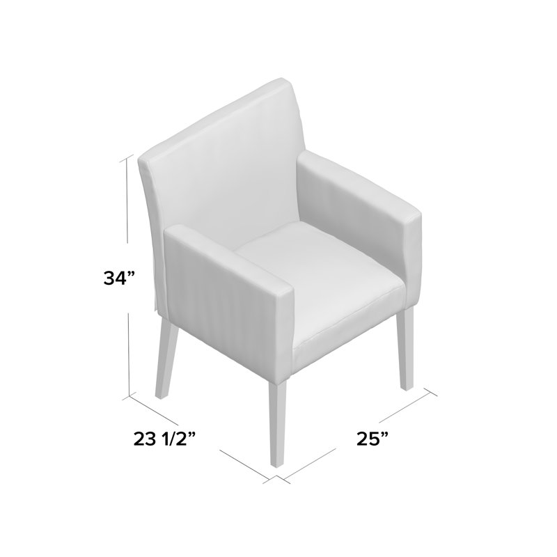 Fauteuil Chloe, Velours gris performance
