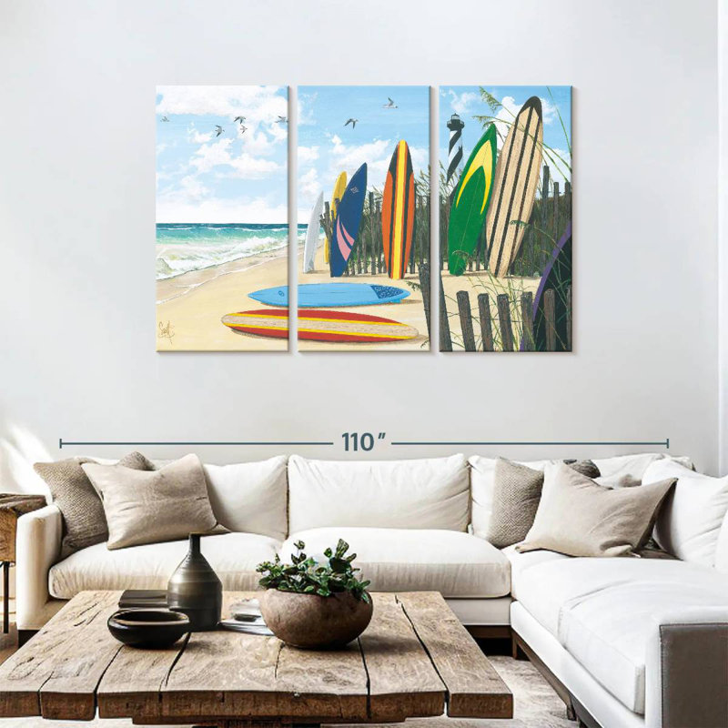 Senne Surf Boards, 48" H x 74" W