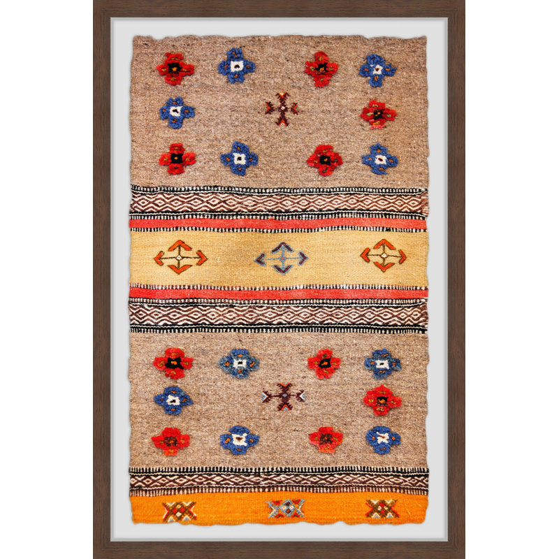 Parallel Divide - Single Picture Frame Painting, 45cm H x 38cm W x 3.81cm D