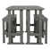 Arbnora Rectangular 4 - Person 54" Long Bar Height Dining Set