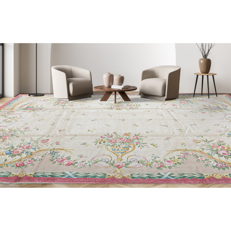 Hand Knotted Wool Oriental Area Rug