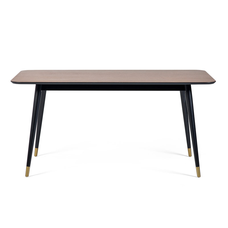 Charo Beech Solid Wood Top Dining Table