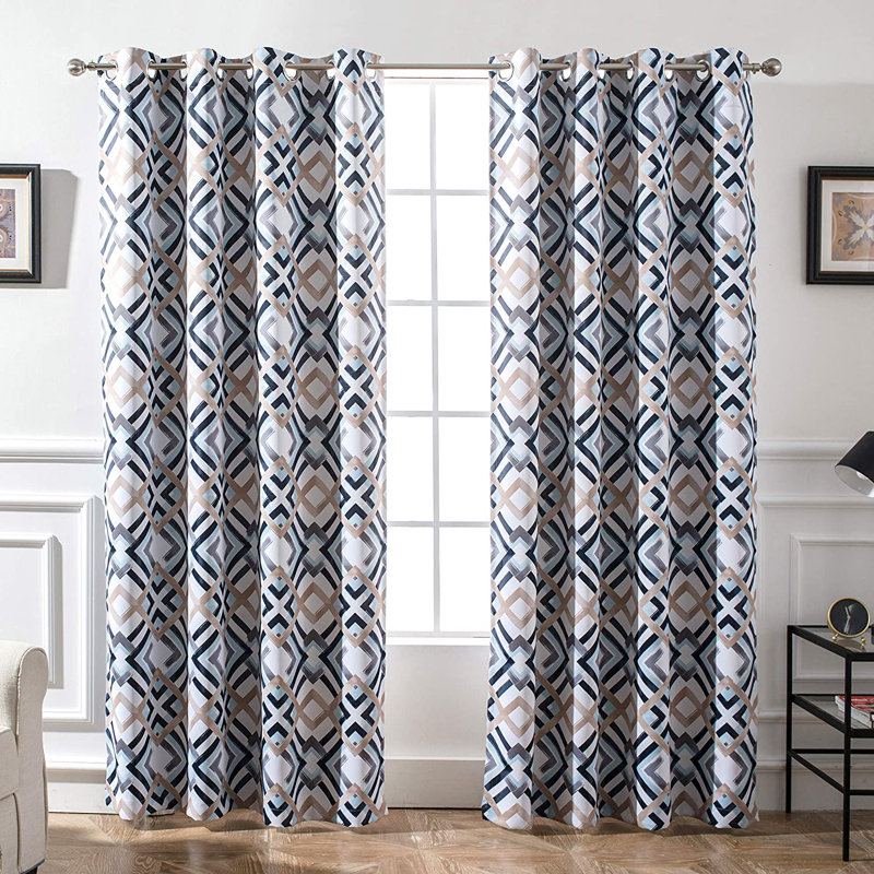 Ugarte Blackout Curtain Pair, 52" W x 84” L