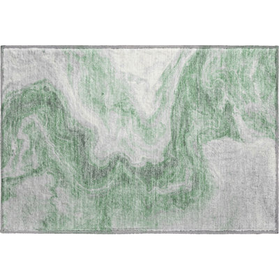 Premium Machine Washable Metinaro AMF1706 Abstract Rug