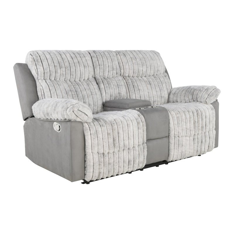 Causeuse inclinable grise, Gris