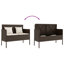 Banc de patio avec coussins Vidaxl-97884433