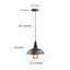 Luminaire suspendu en forme de dôme à 1 lumière Harlow-2104679665-2036703693