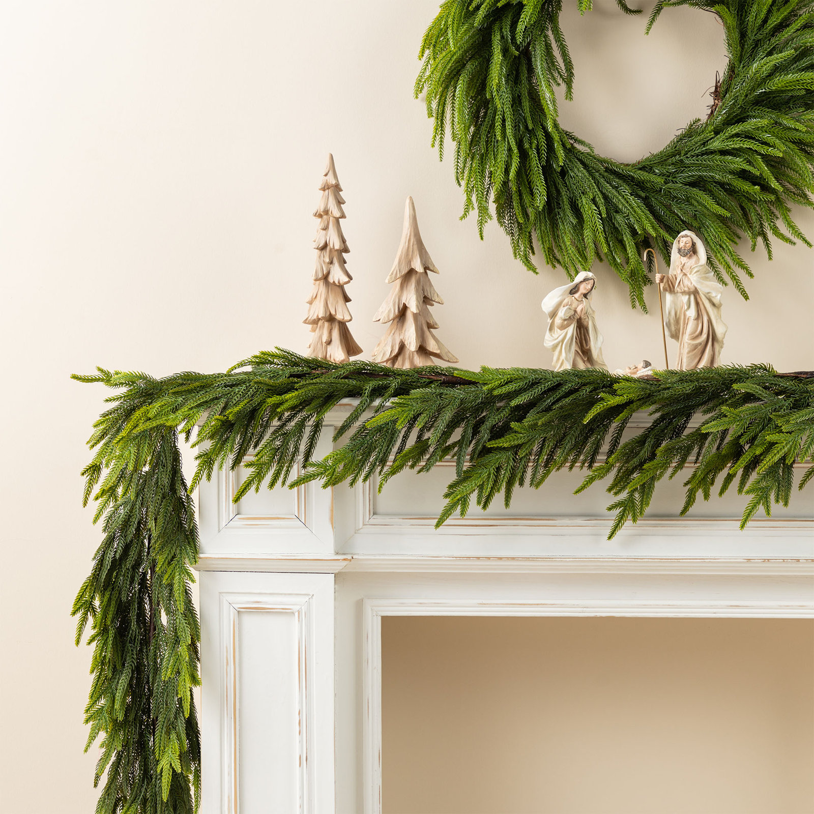 Nilsa 2-Piece 4" Christmas Garland