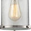 Mini-luminaire suspendu 1 lumière de 8 po de large Chadwick - nickel satiné-465504607-465504603-465504597