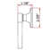 Ball Privacy Decorative Single Dummy Door Lever