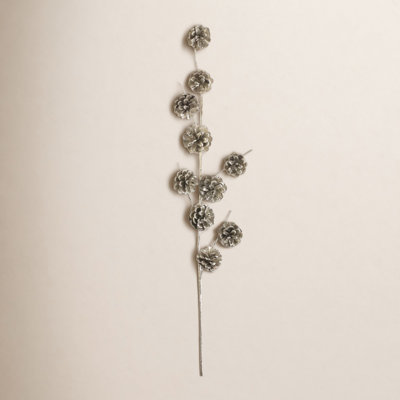 Faux Pinecone Stems