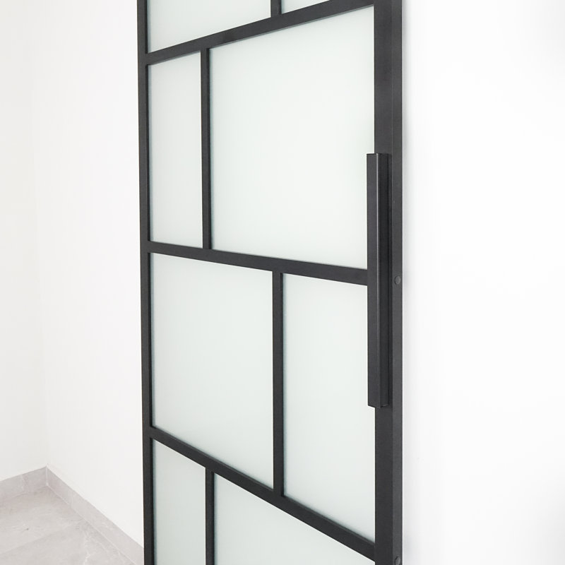 Richmond Glass Barn Door, 210cm H x 90cm W	 x 3cm D