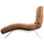 Texas Chaise Lounge in Aniline-Leather with Adjustable Backrest-260004318-260004288